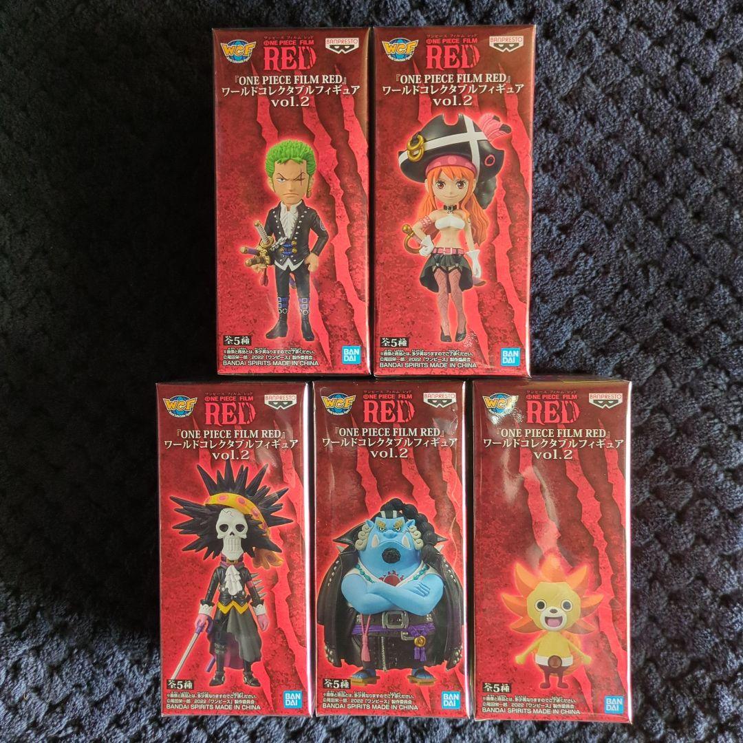 ワンピース　コレクタブル　フィギュア　RED１５種類　ワーコレ　ドラゴンボール