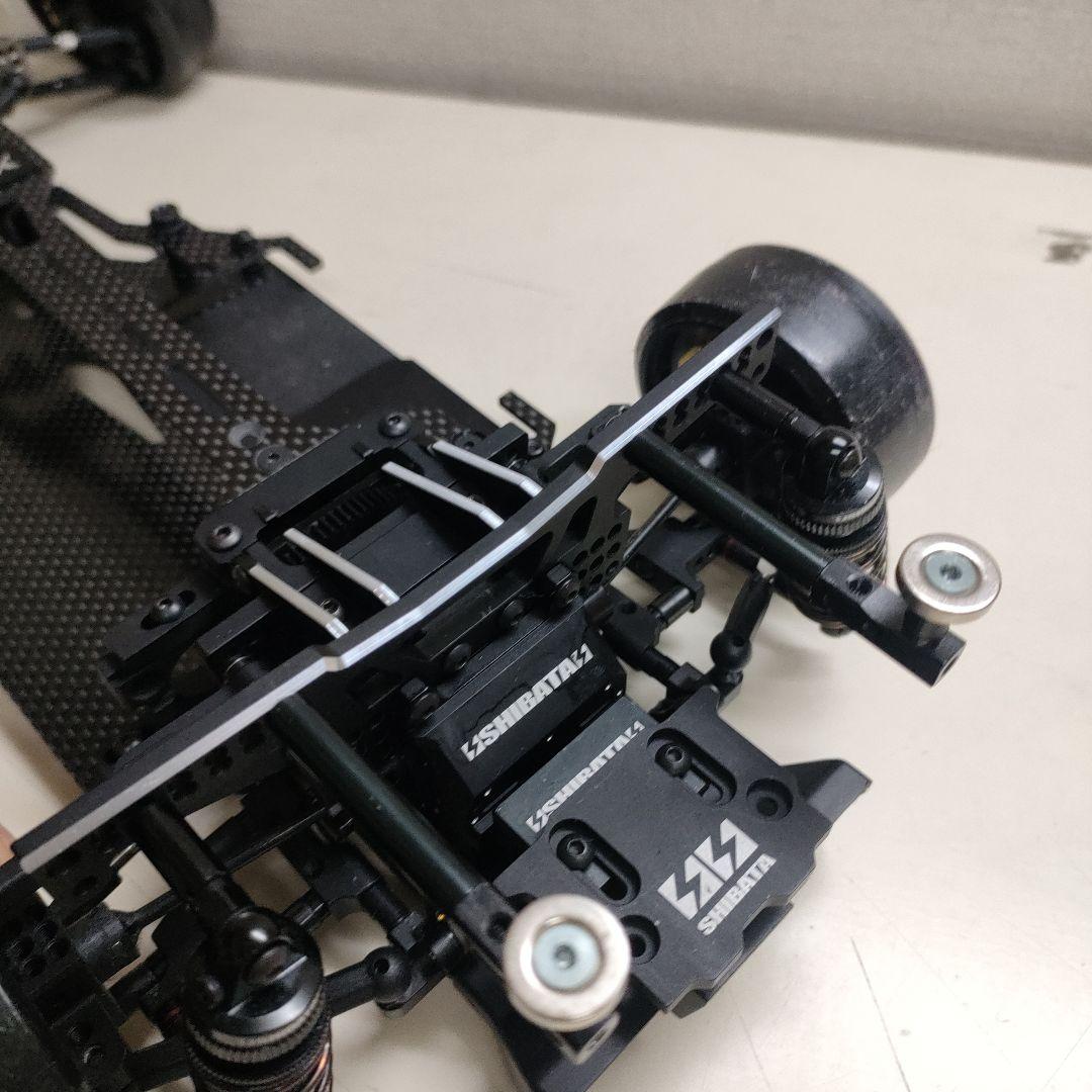 【走行少】シバタ GRK5ドリフトシャーシ、オプション多数装備、部品多数付き