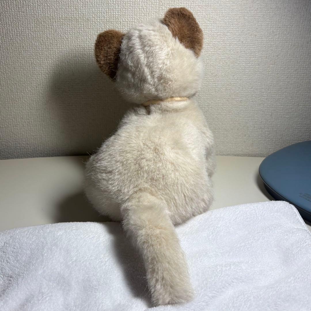 吉徳 ねこ シャム猫 ぬいぐるみ 鈴 首輪 レトロ ヴィンテージ 希少 年代物