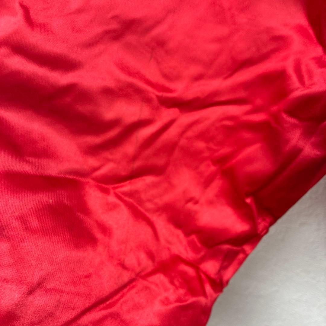 90's CHICAGO BULLS USA製　ジャケット　赤黒　M た30