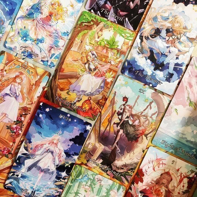 【正規品タロットカード】超キュートなアニメアート調デッキ✨豪華コレクターver