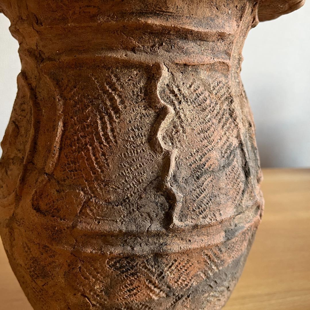 縄文土器 加曾利E式 深鉢形 高32cm 茨城つくば出土伝