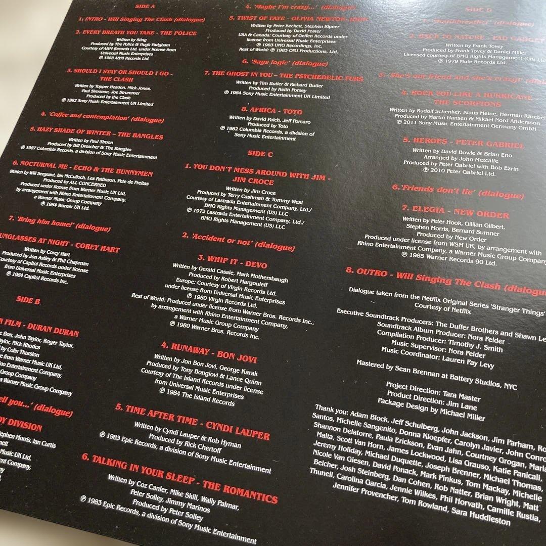 STRANGER THINGS サウンドトラック レコード