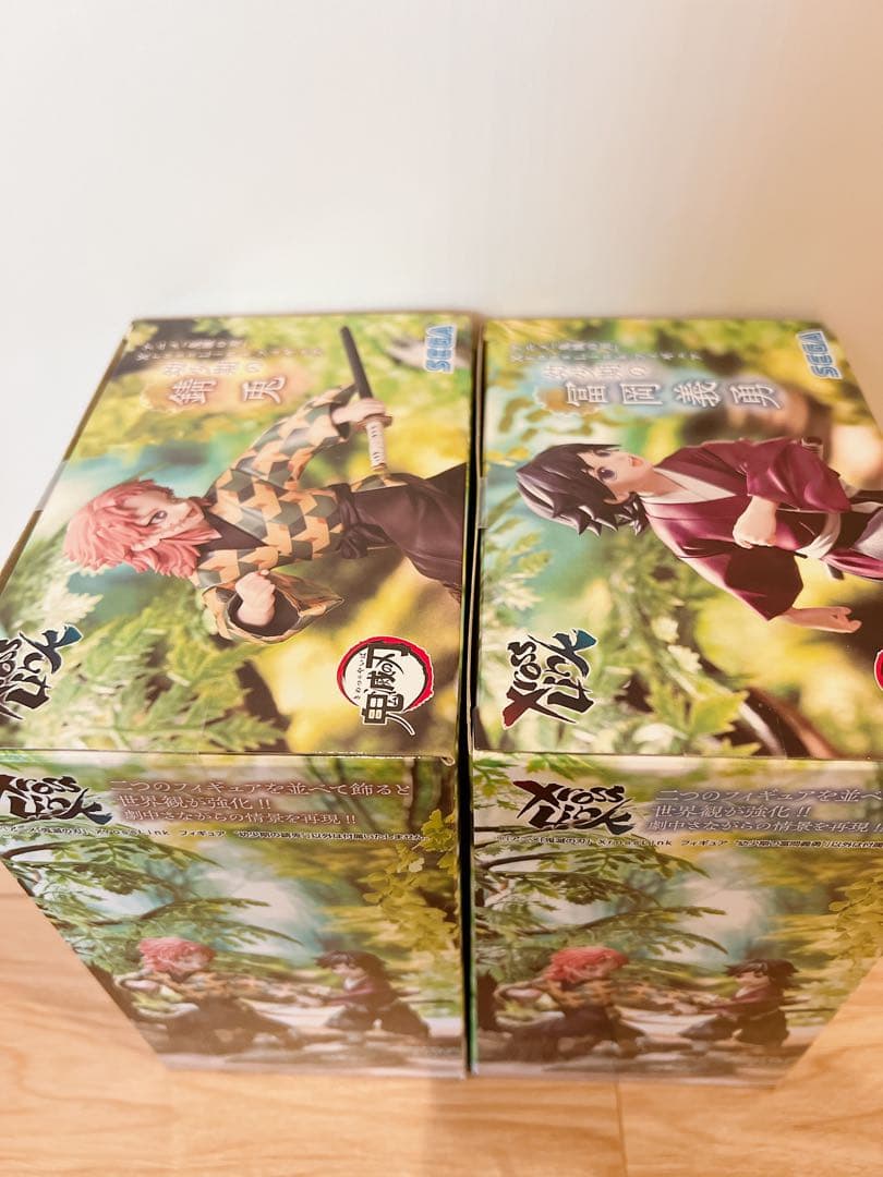 新品未開封　鬼滅の刃　Xrosslink フィギュア　冨岡義勇　錆兎　幼少期