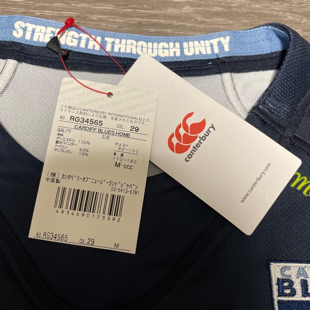 デッドストック canterbury CARDIFF BLUES Jersey2