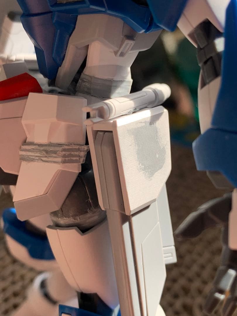 製作中HGライジングフリーダムガンダム　改修　ガンプラ