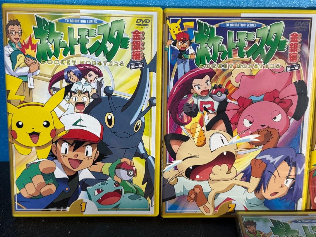 ポケットモンスター　金銀編　第一章　DVD 5枚セット　ロケット団　国内正規品
