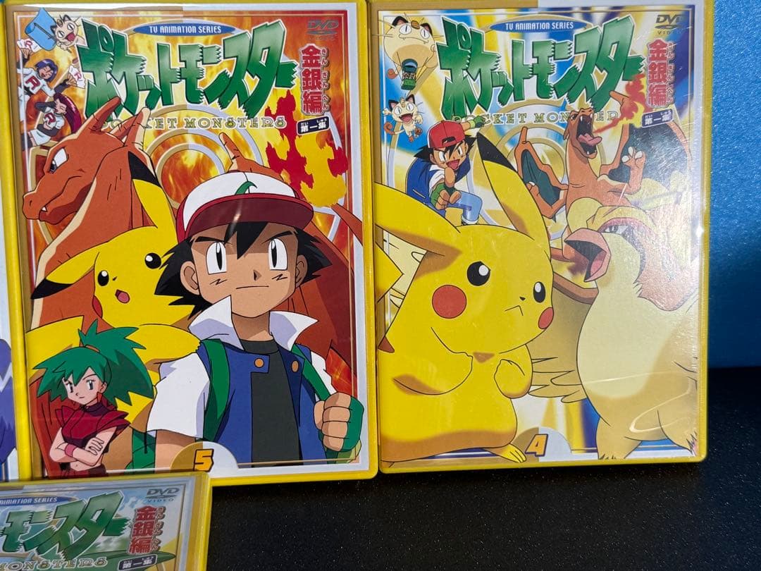 ポケットモンスター　金銀編　第一章　DVD 5枚セット　ロケット団　国内正規品