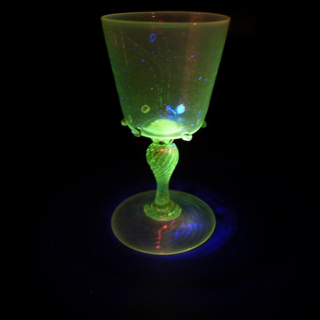 アンティーク　ベネチア　ムラーノガラス　グラス