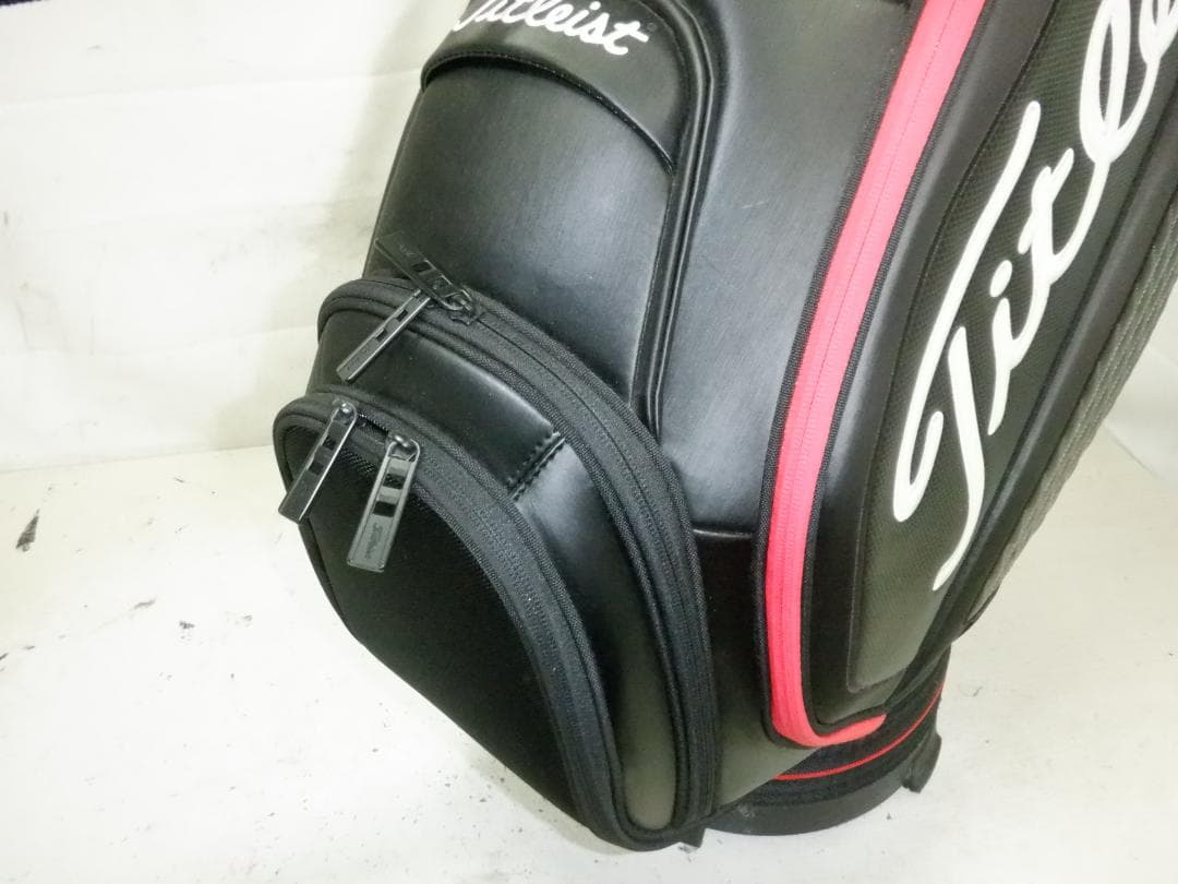 Titleist★タイトリスト★9.5型★美品★スタッフ(BK×RED)