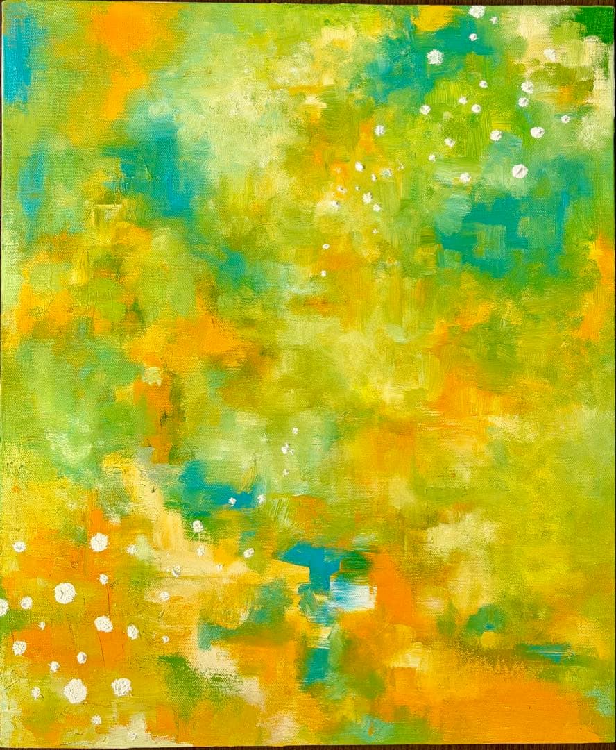 絵画　油絵　原画　抽象画　現代アート　F8