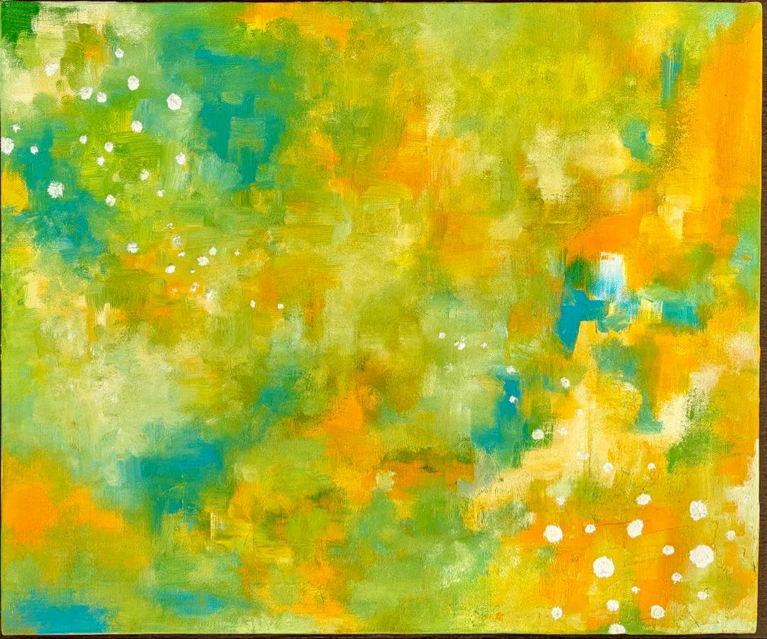 絵画　油絵　原画　抽象画　現代アート　F8