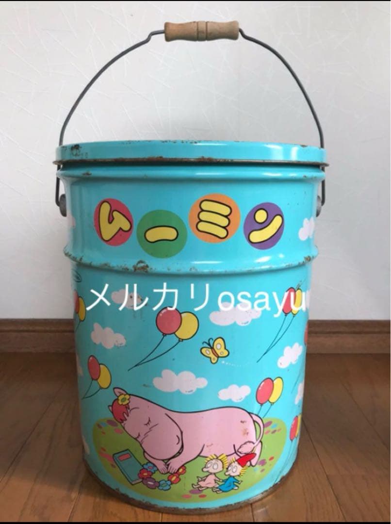 ムーミン 缶 スツール 昭和レトロ雑貨 激レア 希少