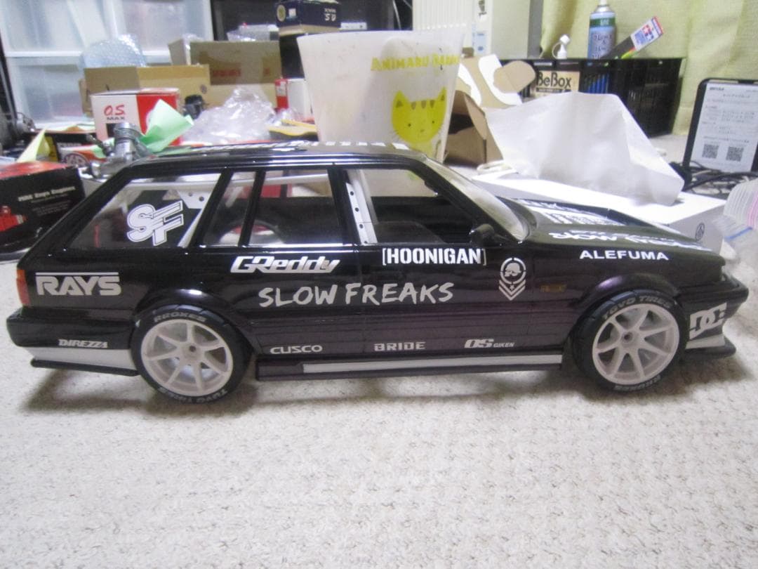 カズ 1/10 R31 ワゴン Dスタイル 限定品 タイヤホイール４本付き