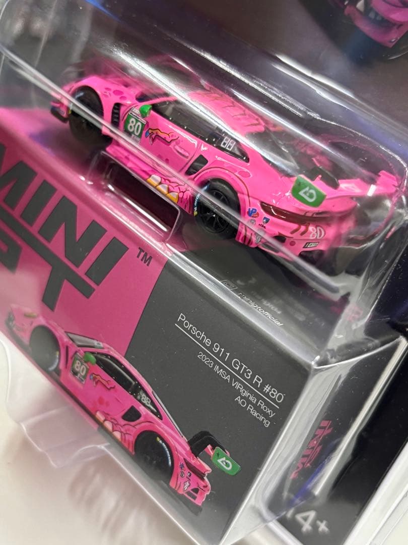 【残少】(1点) MINI GT 1/64 ポルシェ #80 ROXY