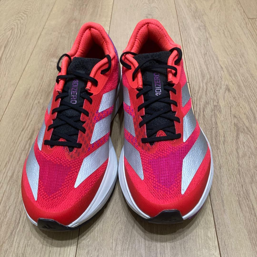 【新品】ADIZERO SL2 M 25.0cm レッド/シルバー 箱付き