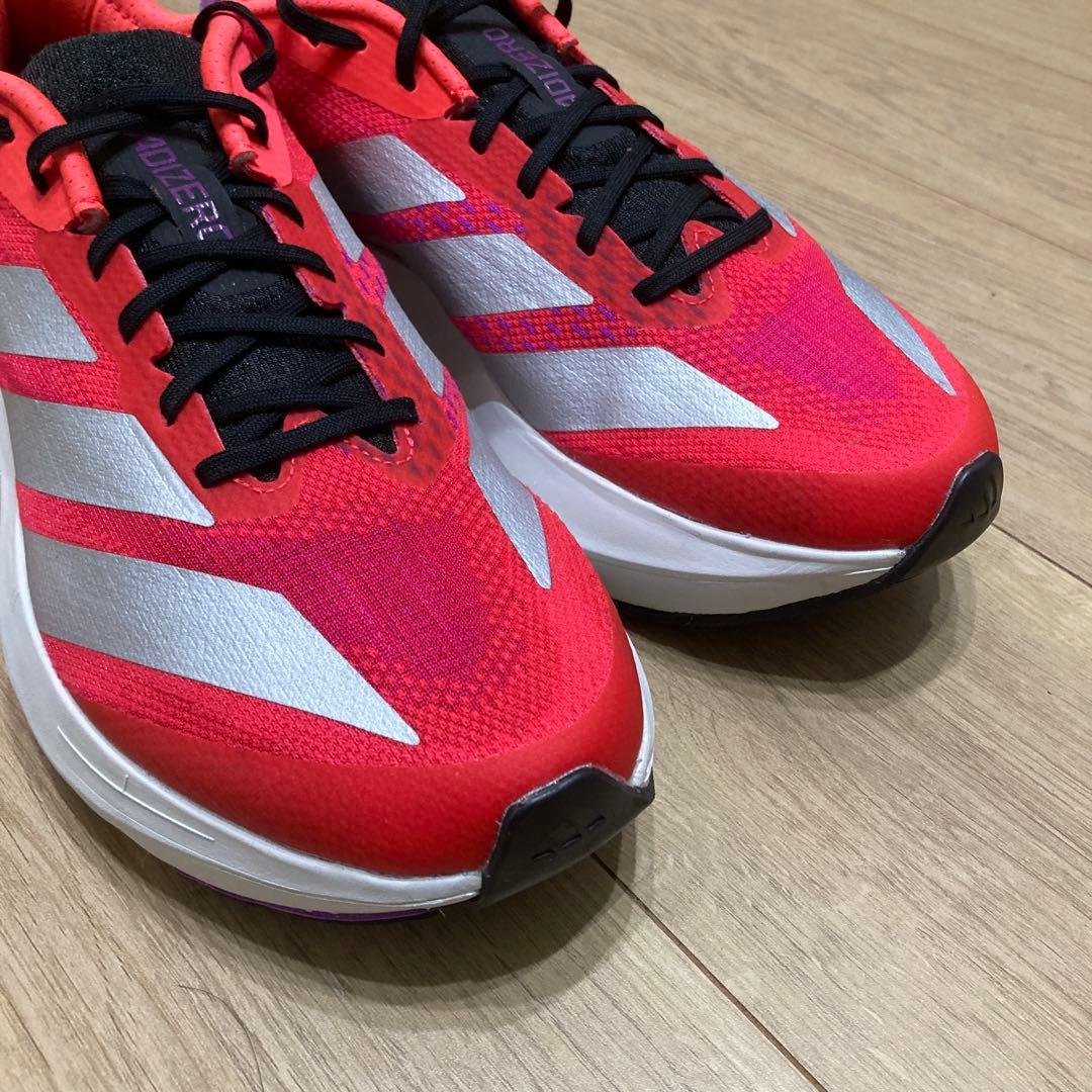 【新品】ADIZERO SL2 M 25.0cm レッド/シルバー 箱付き