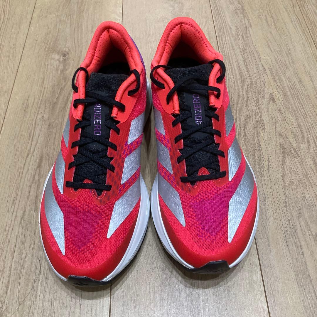 【新品】ADIZERO SL2 M 25.0cm レッド/シルバー 箱付き