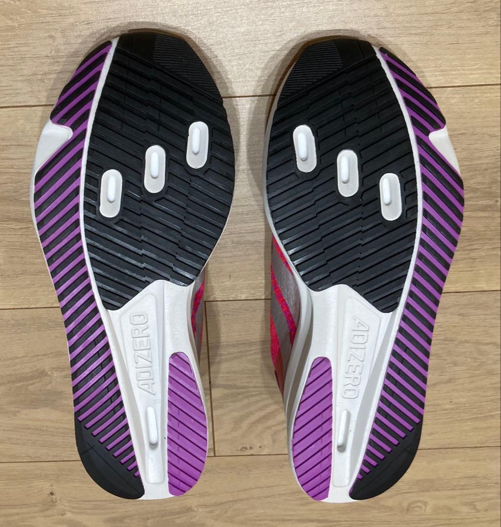 【新品】ADIZERO SL2 M 25.0cm レッド/シルバー 箱付き