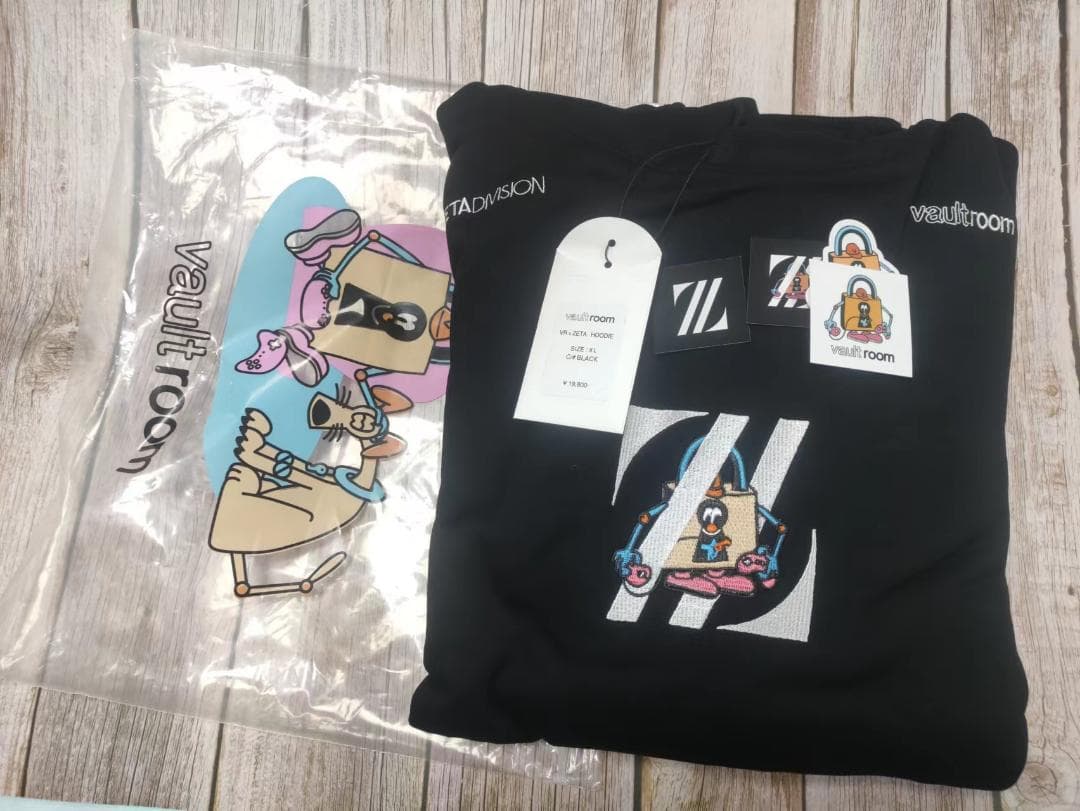 ZETA DIVISION x vaultroom HOODIE パーカー XL