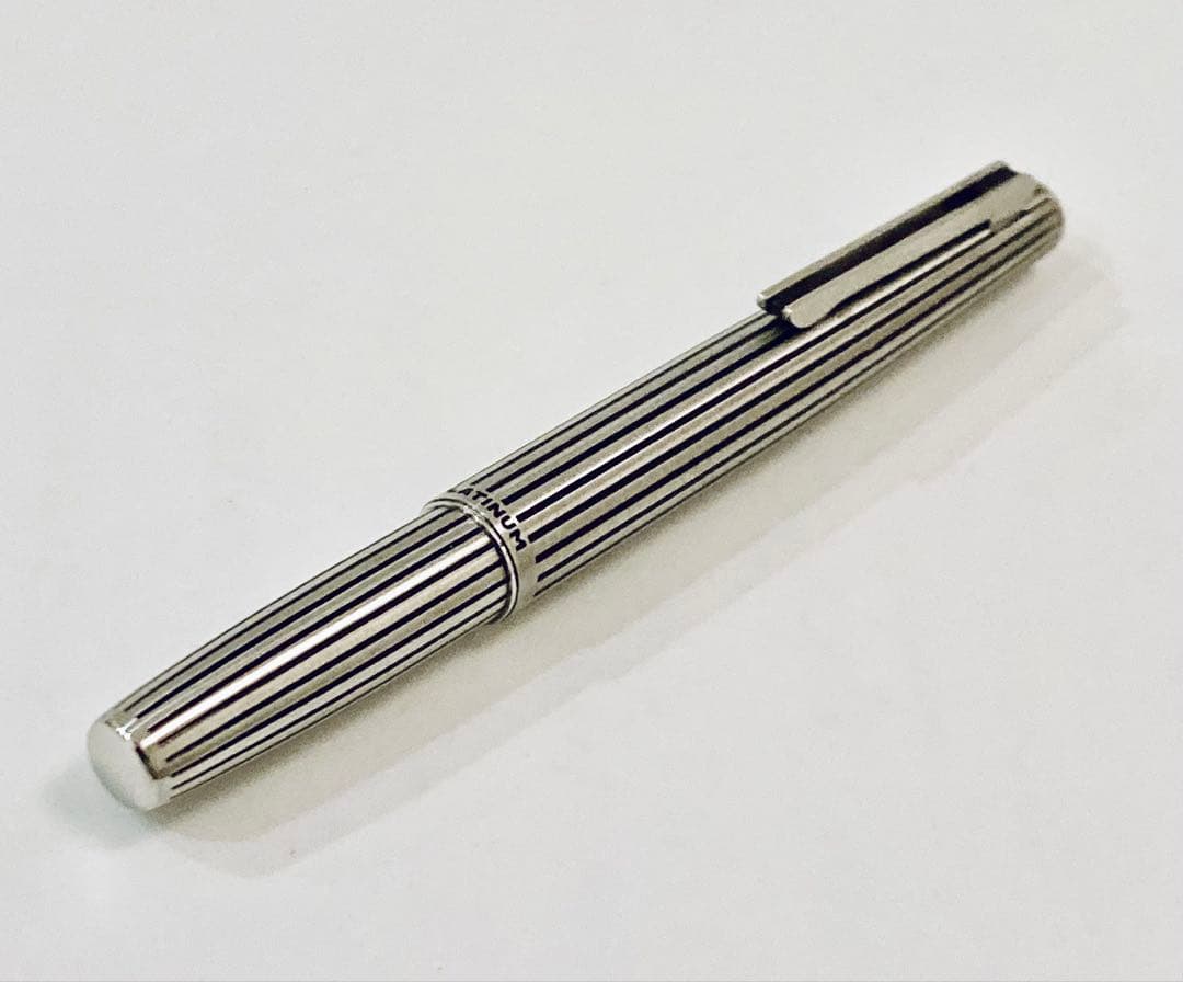 【ペン先18金】プラチナ 高級万年筆 ポケットステンレスPlatinum 18k