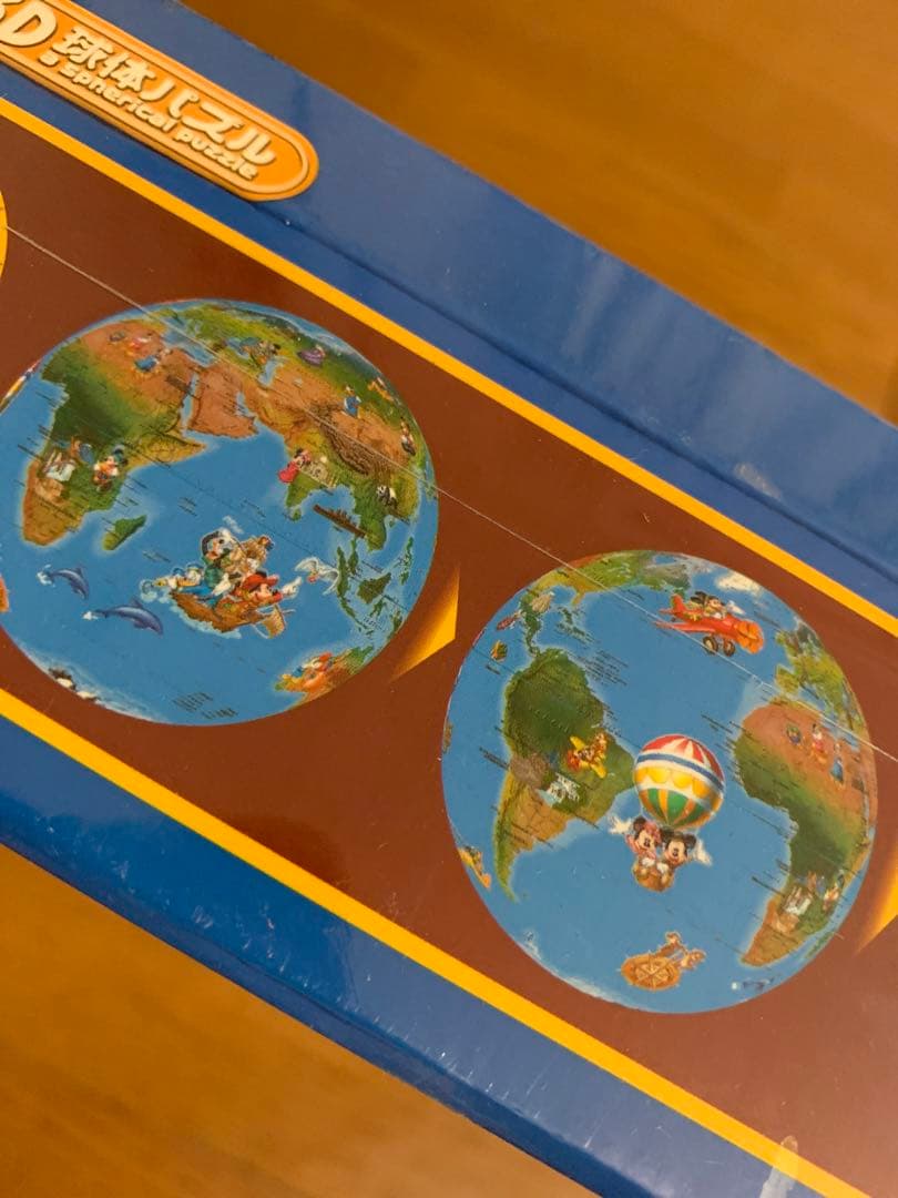 立体3D地球儀パズル　ディズニーパズル