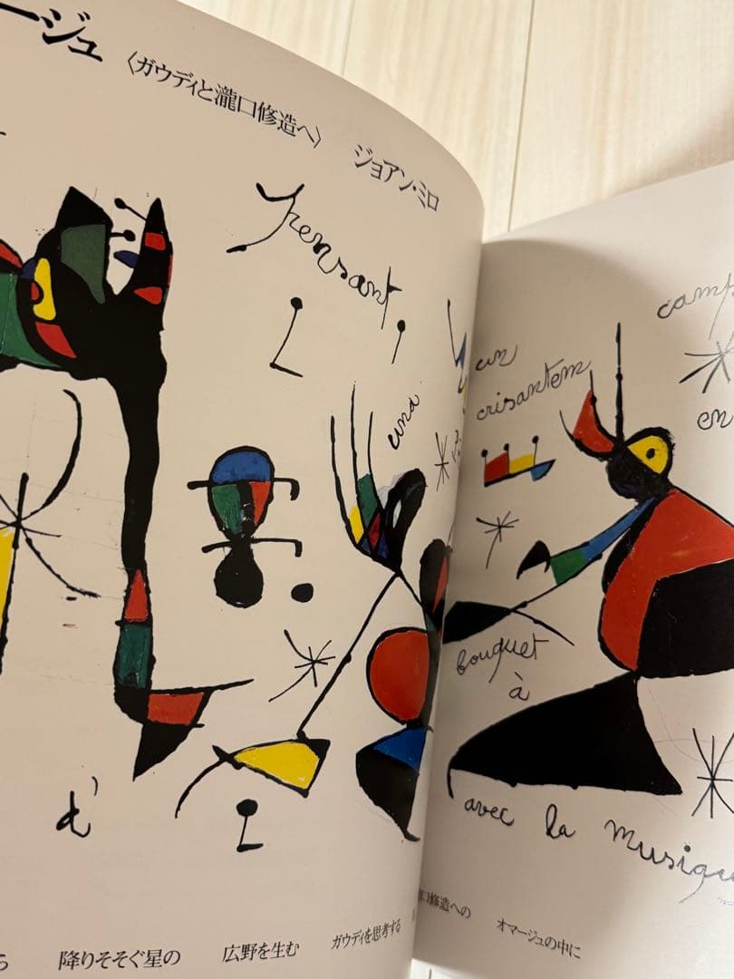 【謹呈サイン署名】ガウディの宇宙　細江英公　集英社　　ジョアン・ミロ