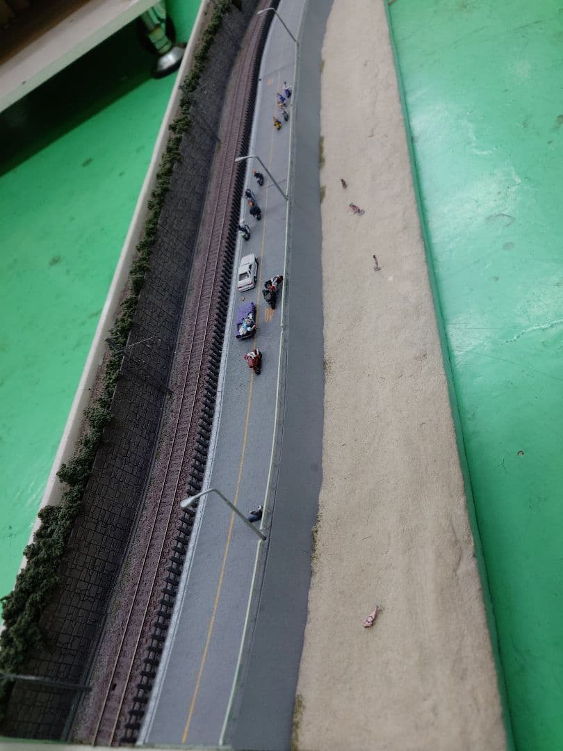 まぐなNゲージ ジオラマ湾岸道路。