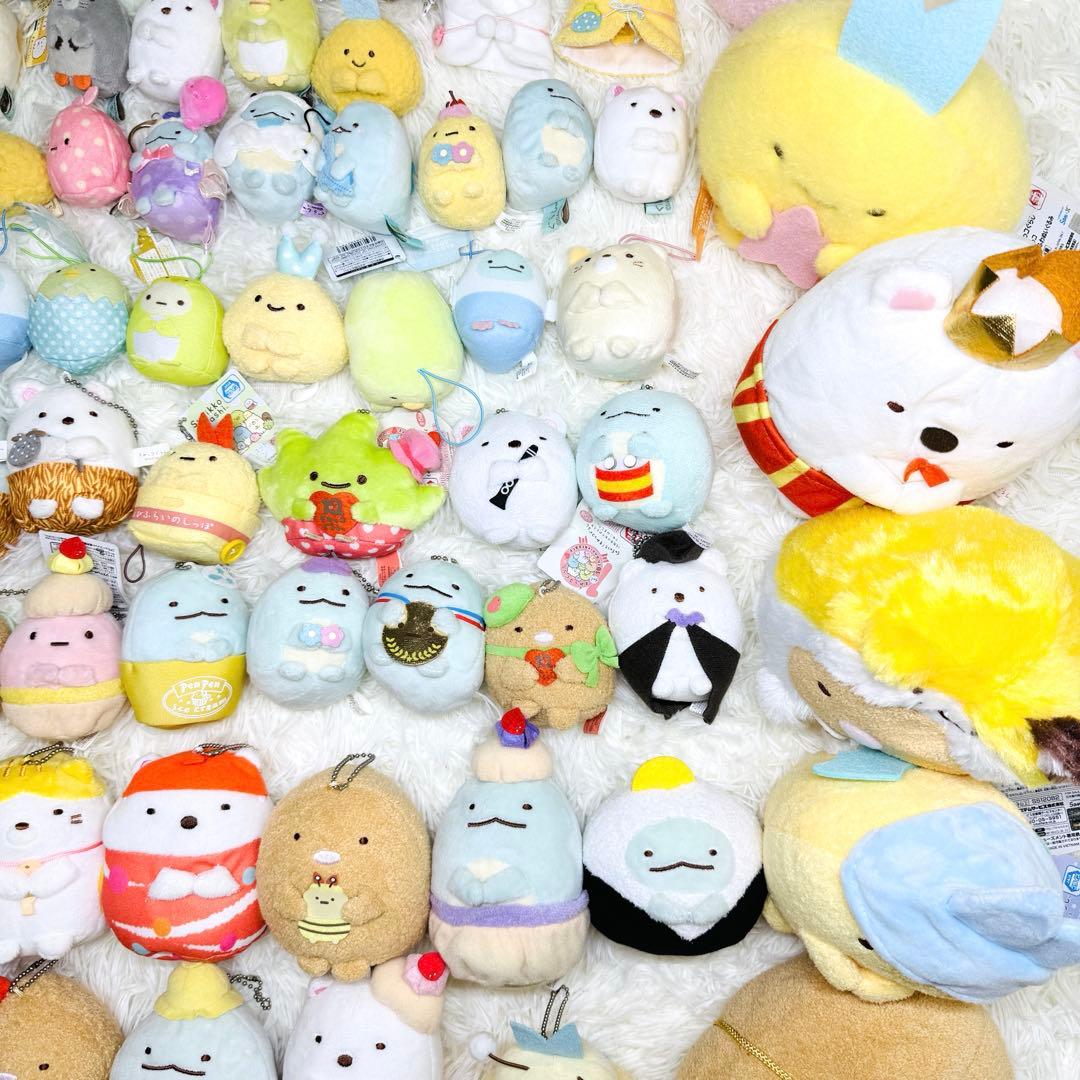 すみっこぐらし てのり ぬいぐるみ 希少 美品 複数タグ有 大量