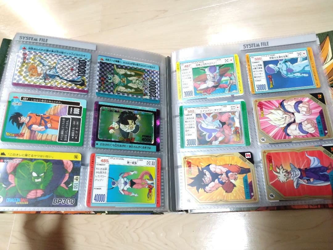 【貴重】ドラゴンボールZ カードダス 計292枚＆専用バインダー＆ポスター当時物