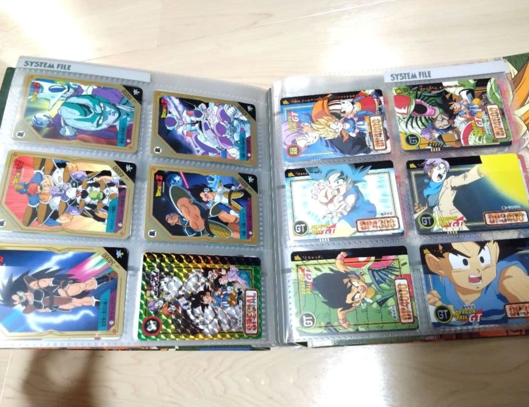 【貴重】ドラゴンボールZ カードダス 計292枚＆専用バインダー＆ポスター当時物