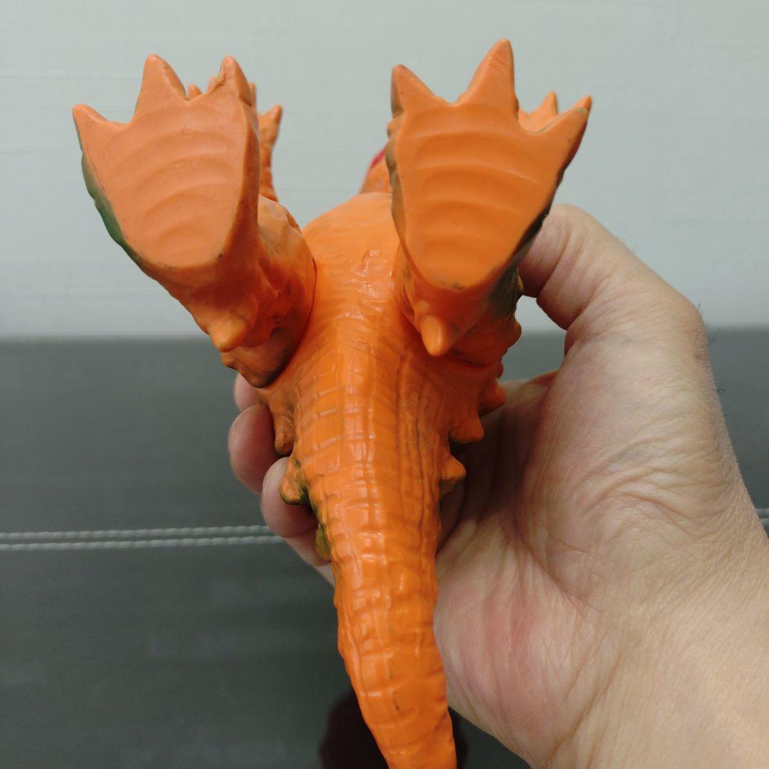 トリケラン ソフビ 三浦トーイ パチ怪獣 昭和レトロ