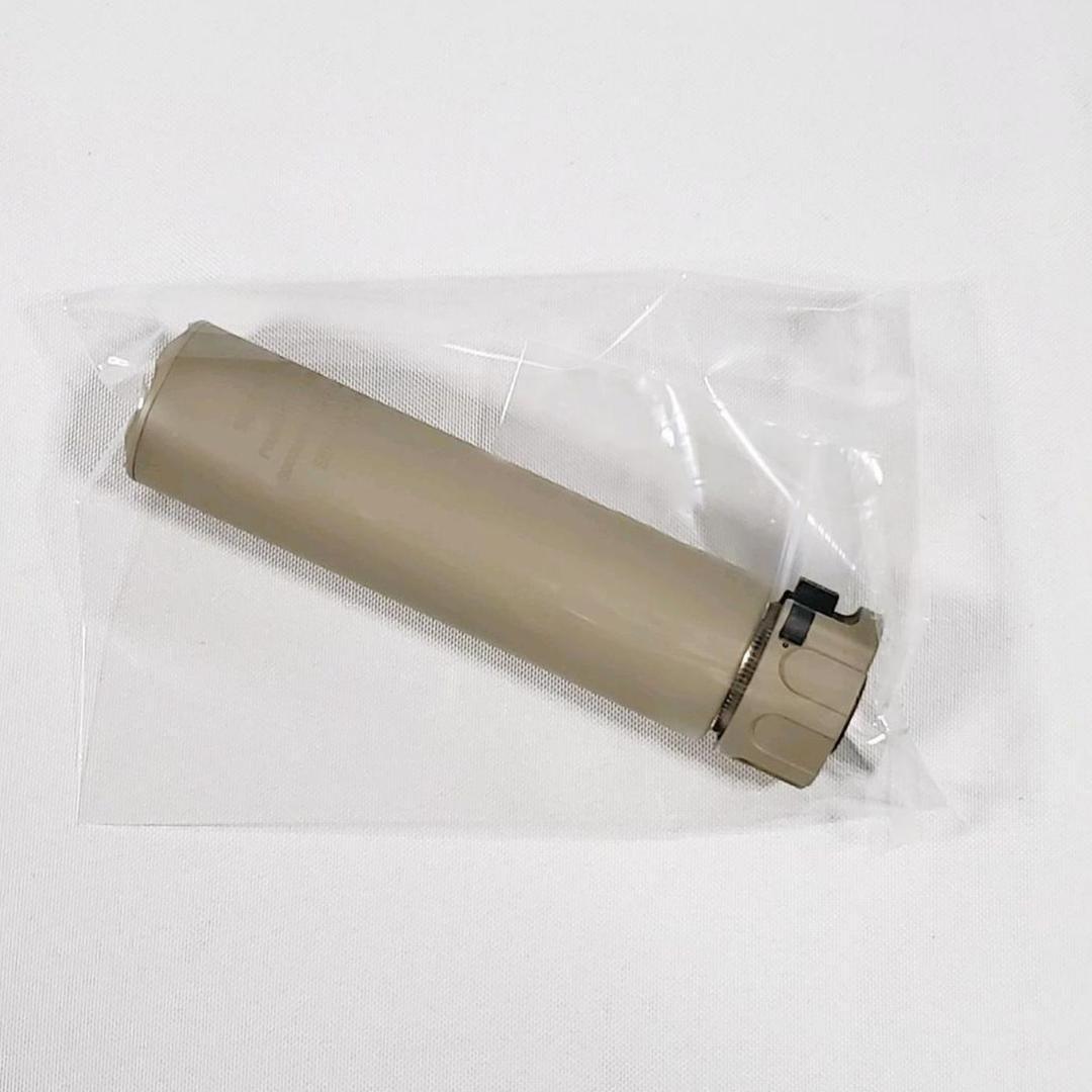 消音材入り！フラッシュハイダー付き5.56RC2タイプ　サプレッサー　タンカラー