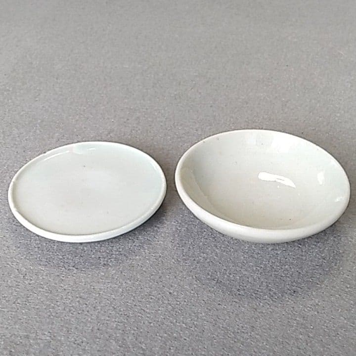 古伊万里白磁皿　２枚　古伊万里皿