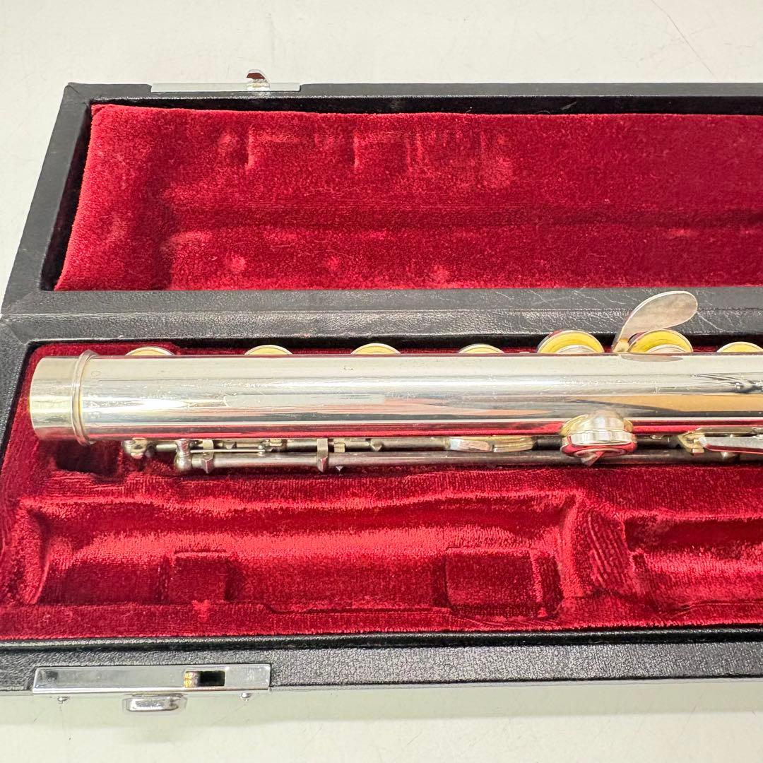 【美品・ケース付属】YAMAHA ヤマハ 頭部管銀製 フルート YFL-451