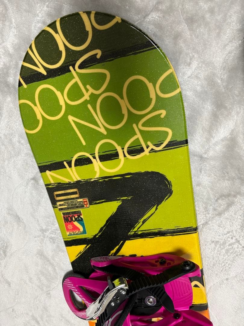 【お得なセット】SPOON キッズ用 ボード+ビンディング 約128センチ