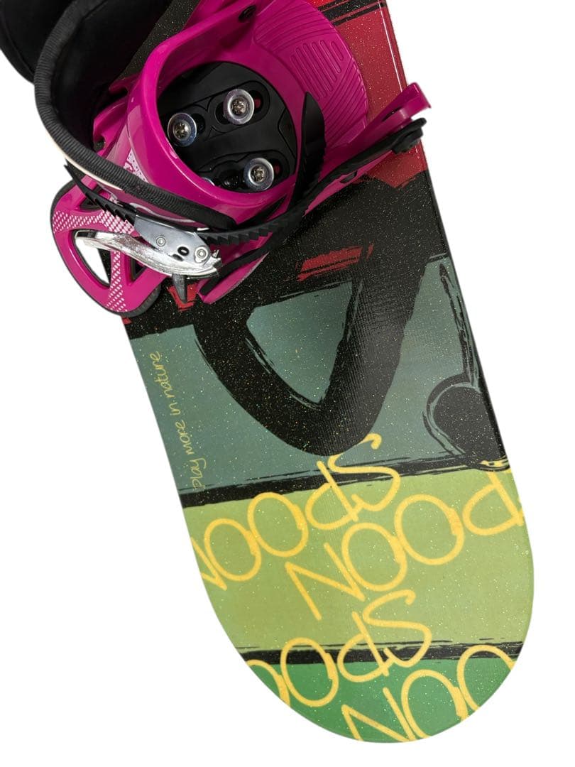 【お得なセット】SPOON キッズ用 ボード+ビンディング 約128センチ