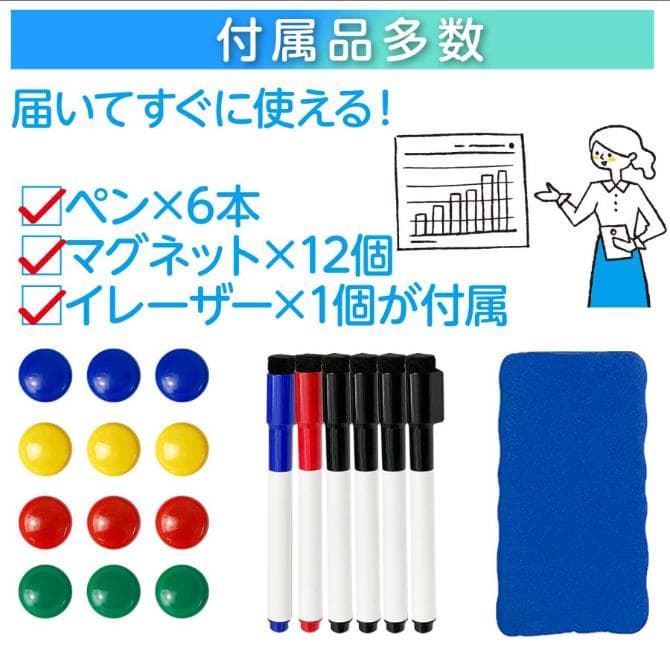 ホワイトボード 1800×900 脚付き 両面 回転式 スチール キャスター付き