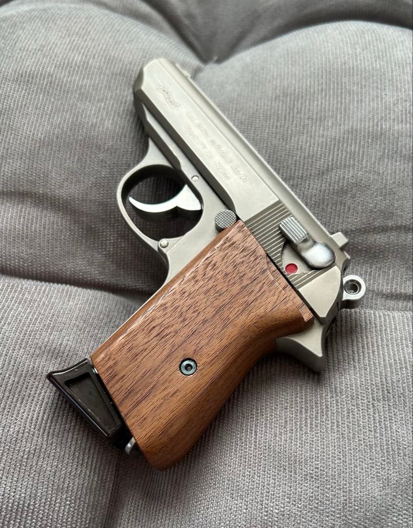 【マルシン】ワルサーPPK ロストステンレス シルバーメッキ【モデルガン】