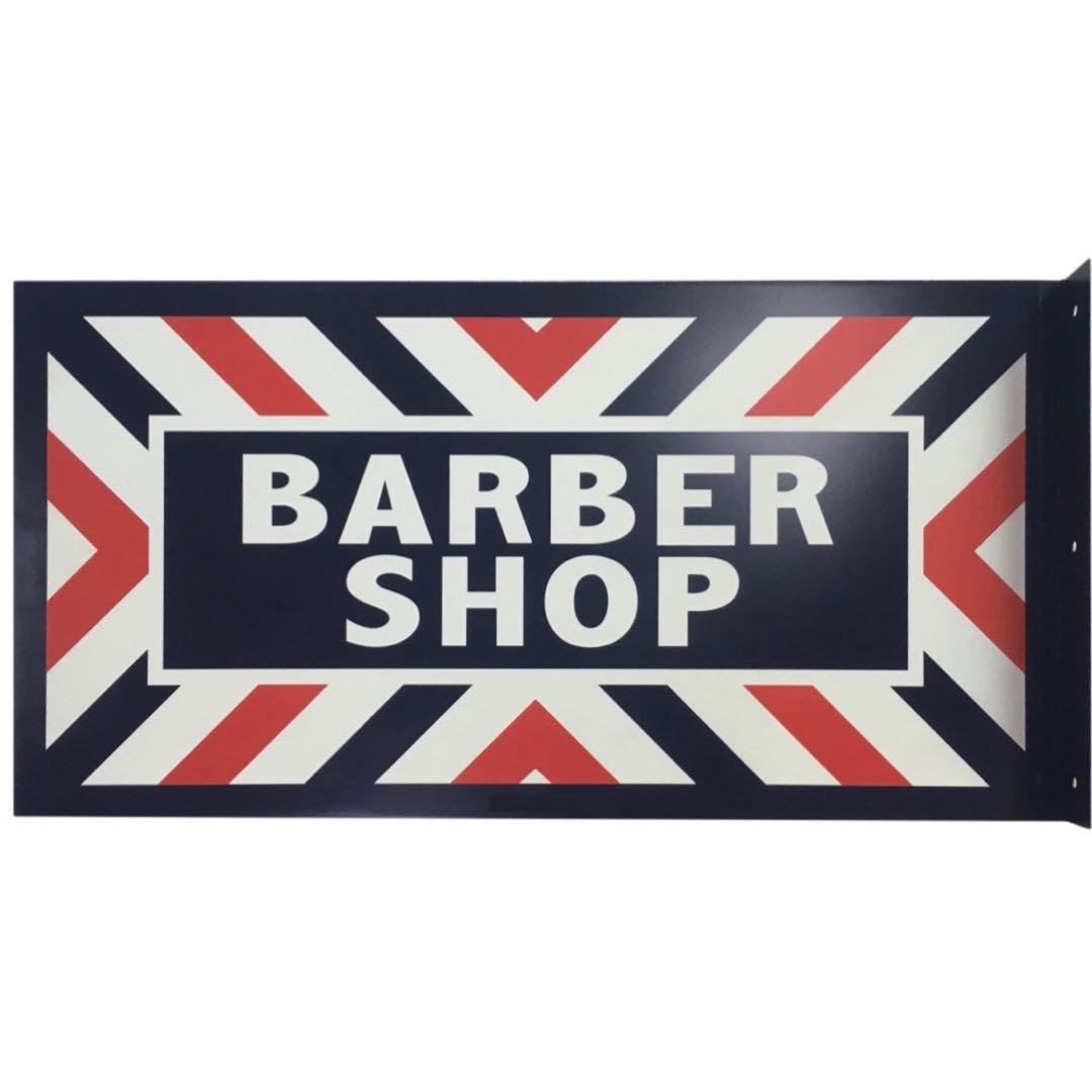 MARVY JAPAN BARBER SHOPメタルサイン 理容室 床屋 看板