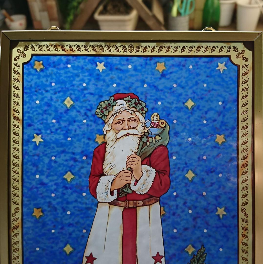 新品クリスマス ステンドグラス Kris Kringle グラスマスターズ社