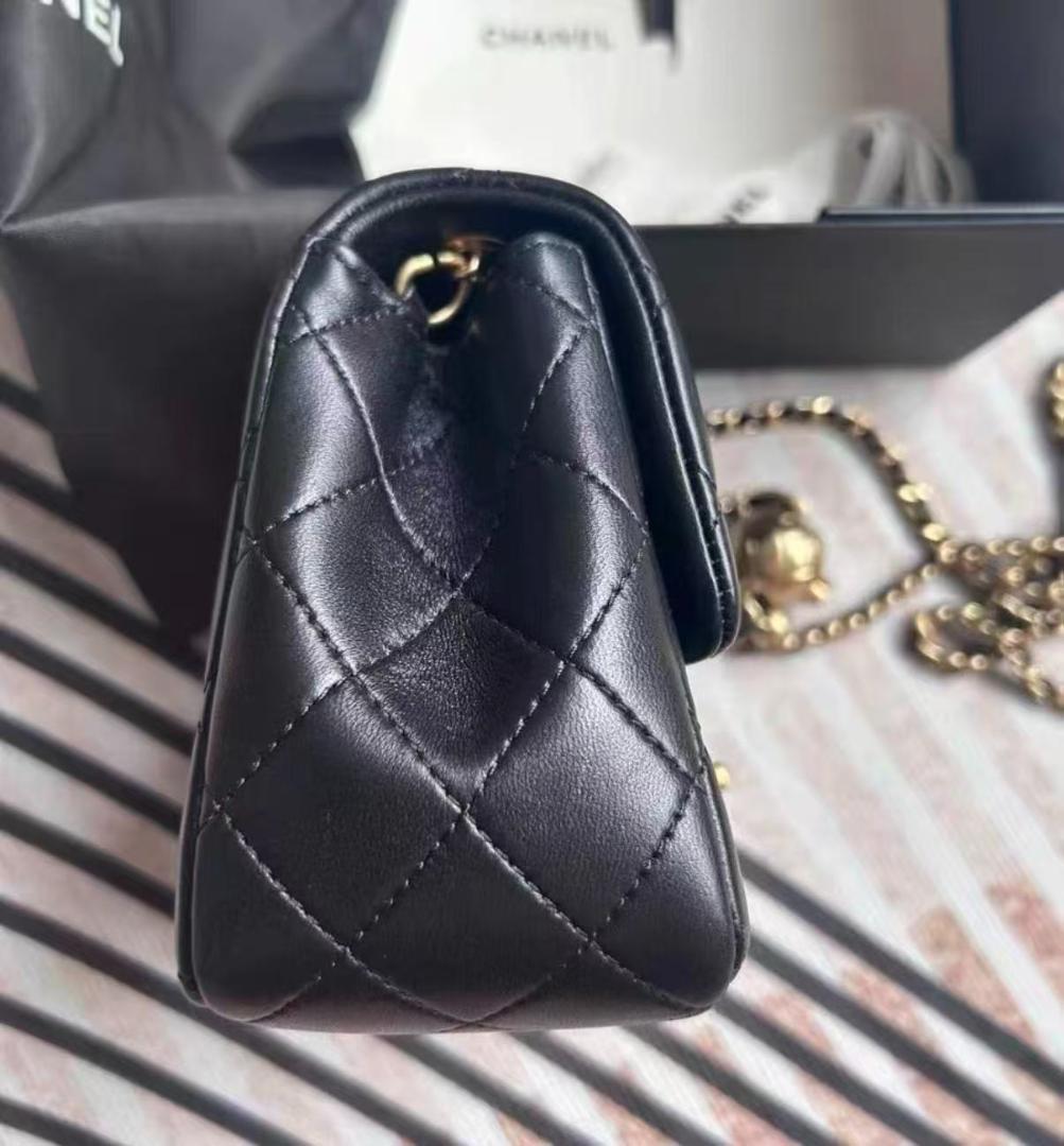 希少✨ 状態良好 cHaNeL✨ ブラック レザー ショルダーバッグ