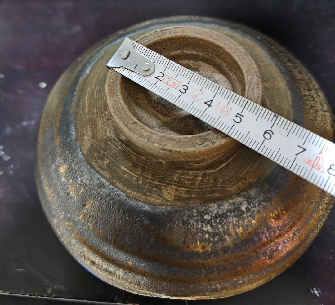 ル*２様 幕末から明治の布志名焼 金流し茶碗 珍品です