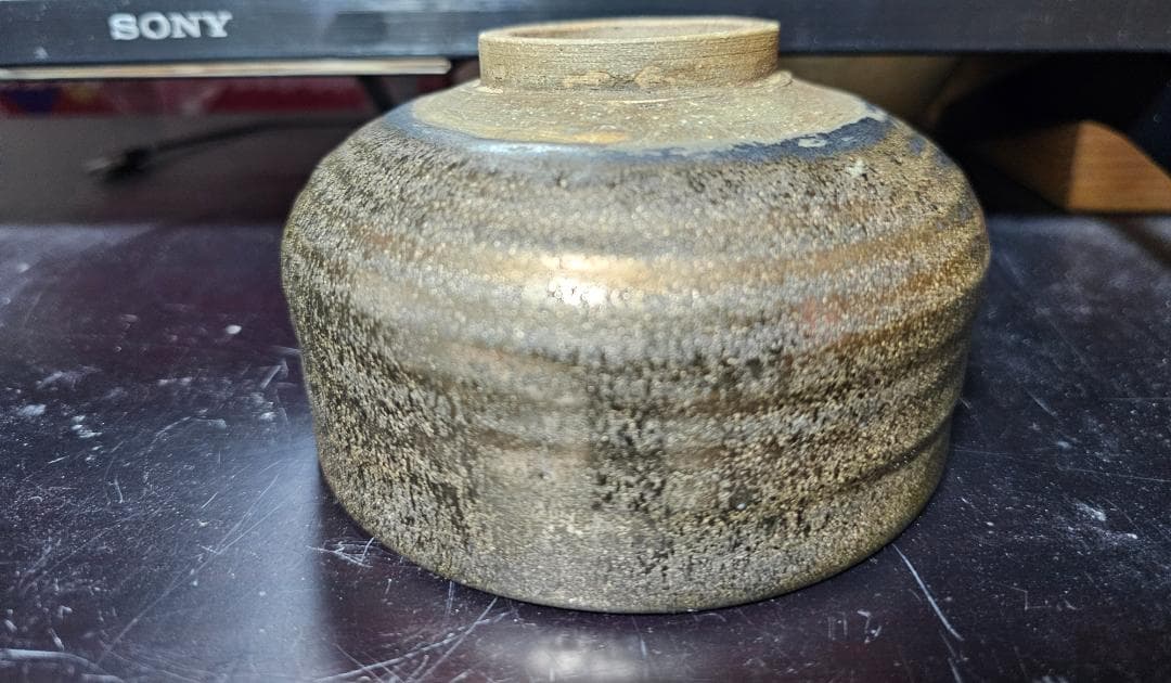 ル*２様 幕末から明治の布志名焼 金流し茶碗 珍品です
