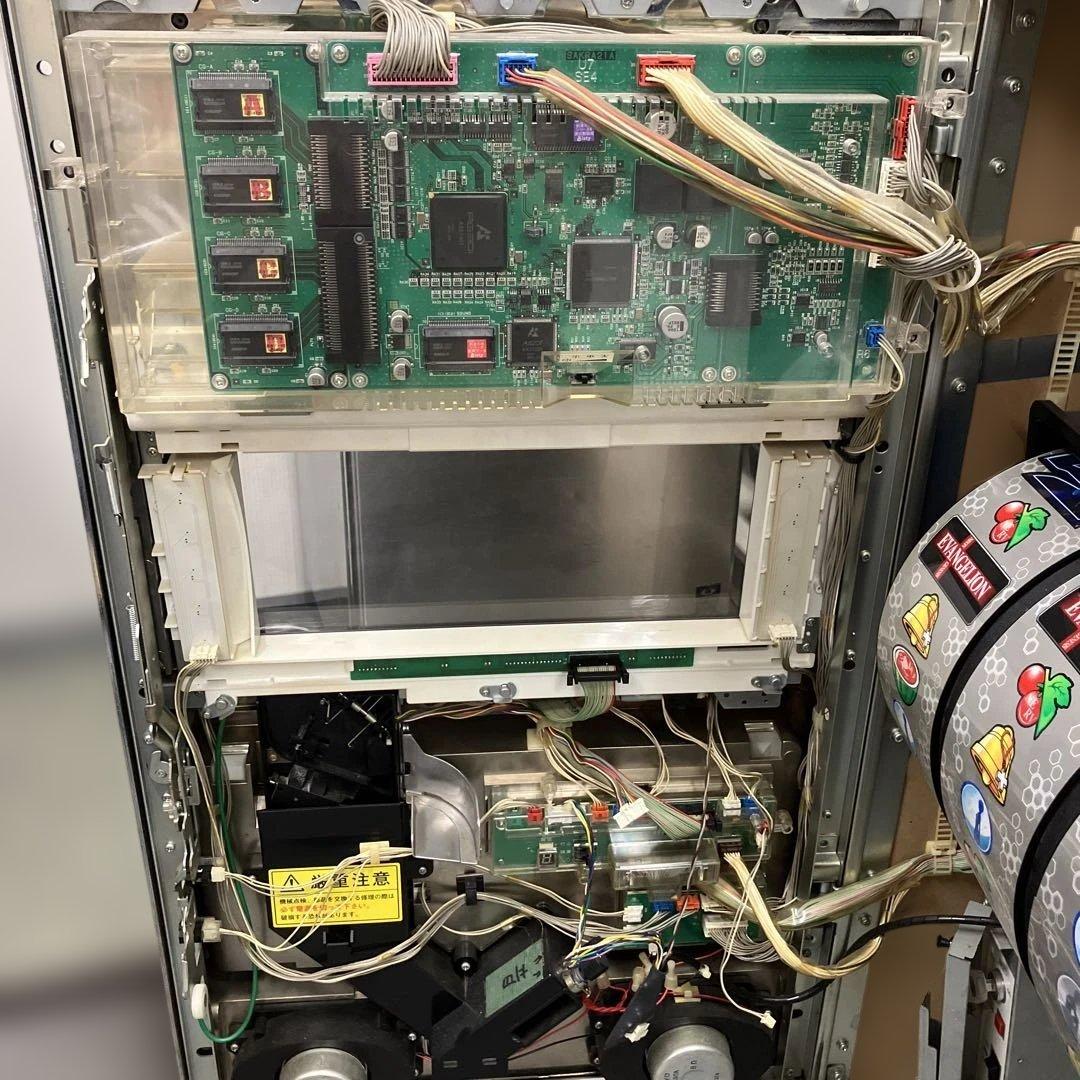 新世紀エヴァンゲリオン 約束の時 スロット台 パチスロ実機 不要機 ドア