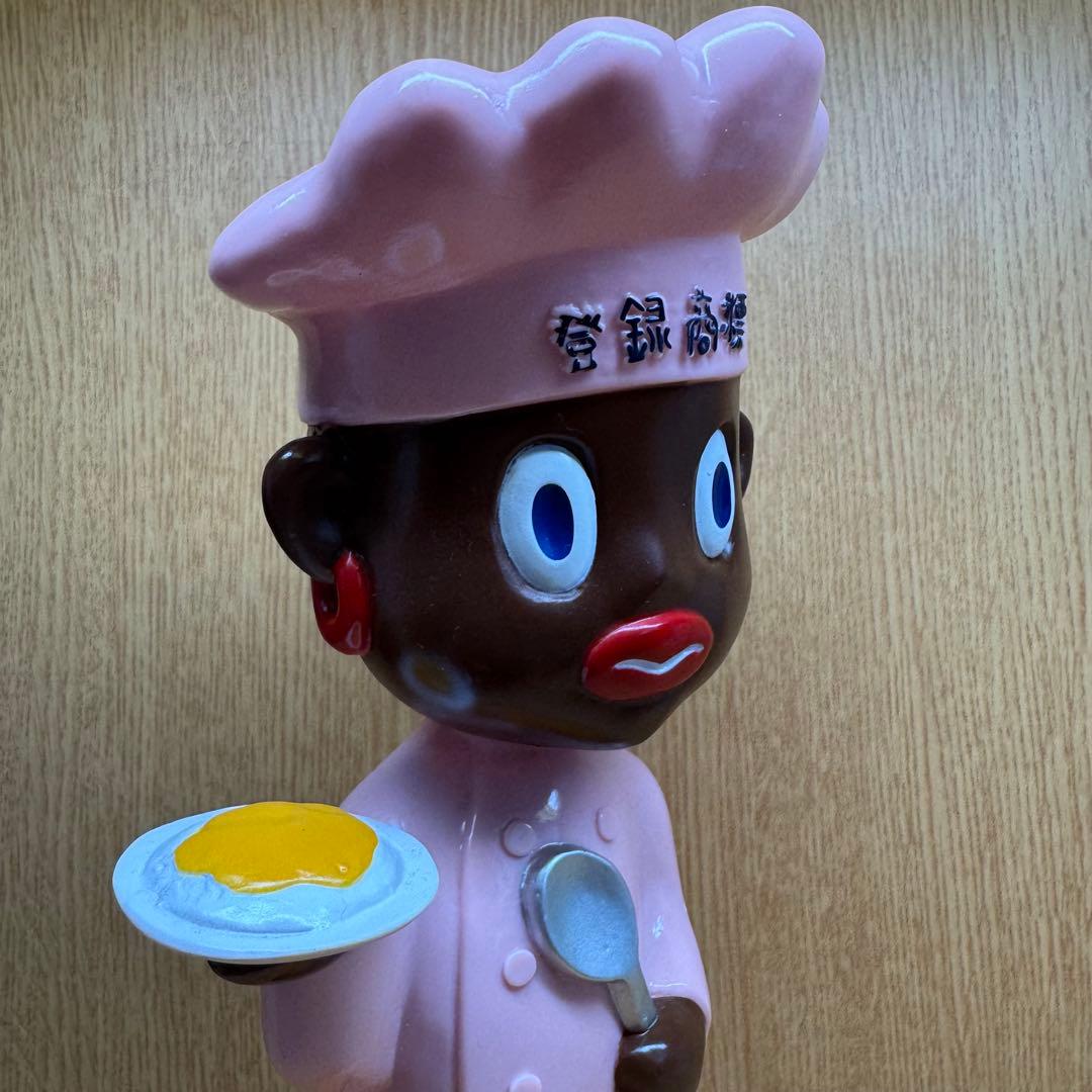 【オリエンタル坊や 中】首振り人形 カラーver.ピンク 箱付き