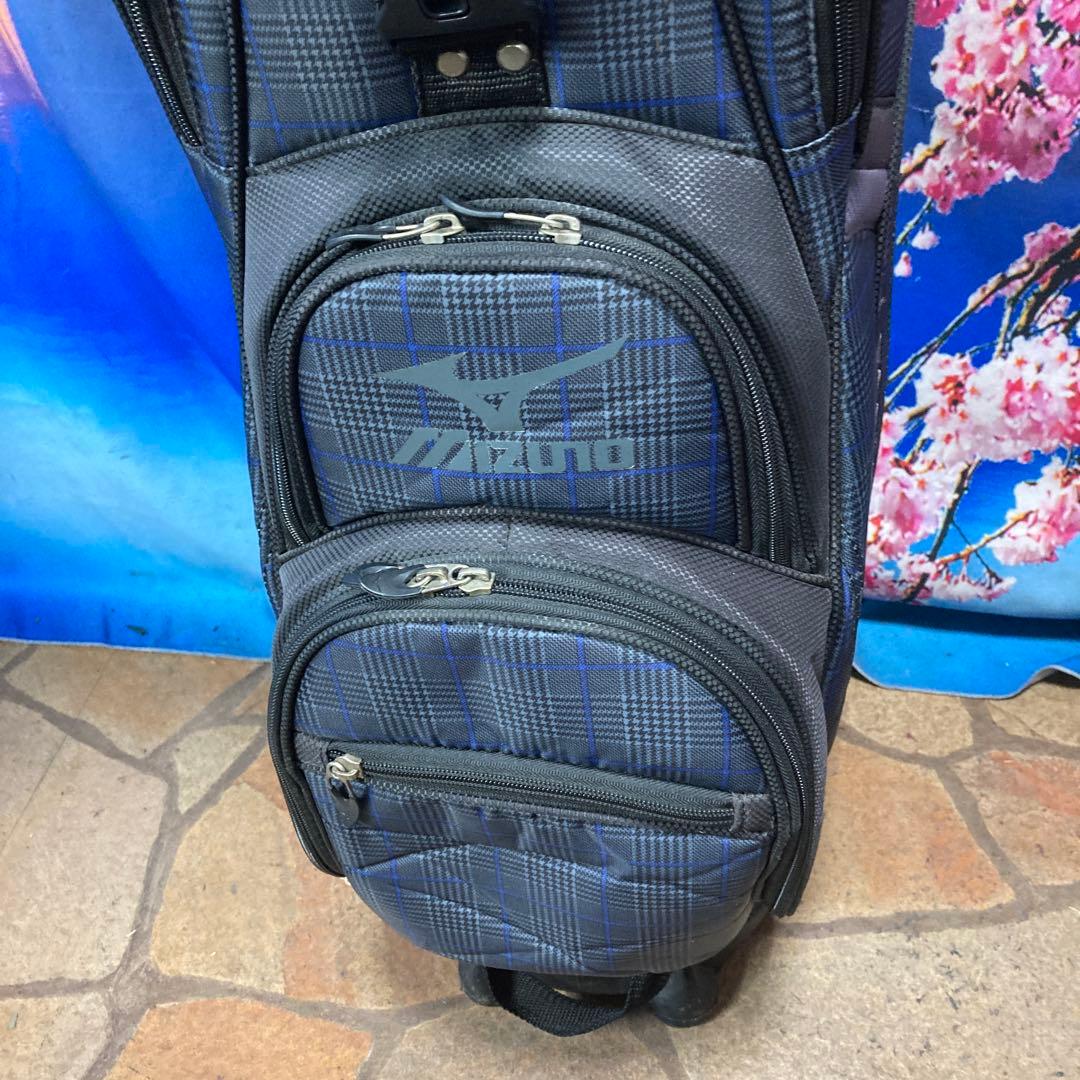 寶BU-1094 MIZUNO キャディバッグ チェック柄