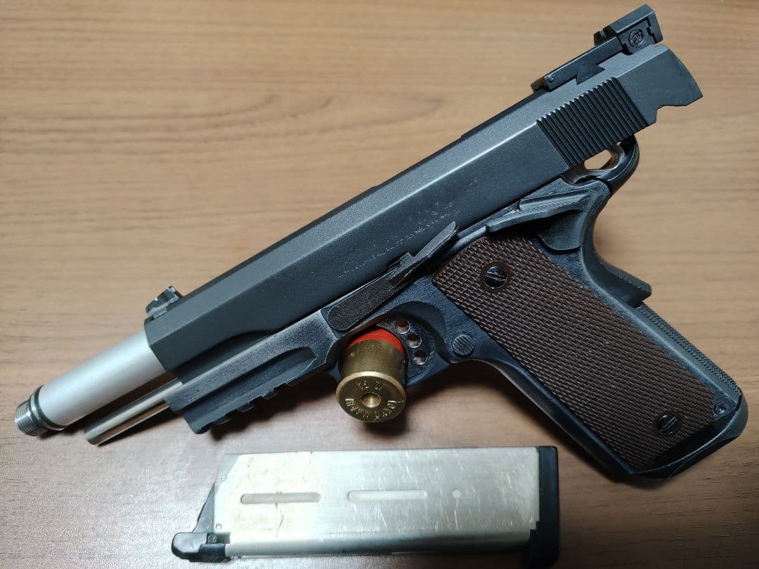 中古東京マルイガスブローバックガバメントＭＧＳ4オペレーター風塗装カスタム品