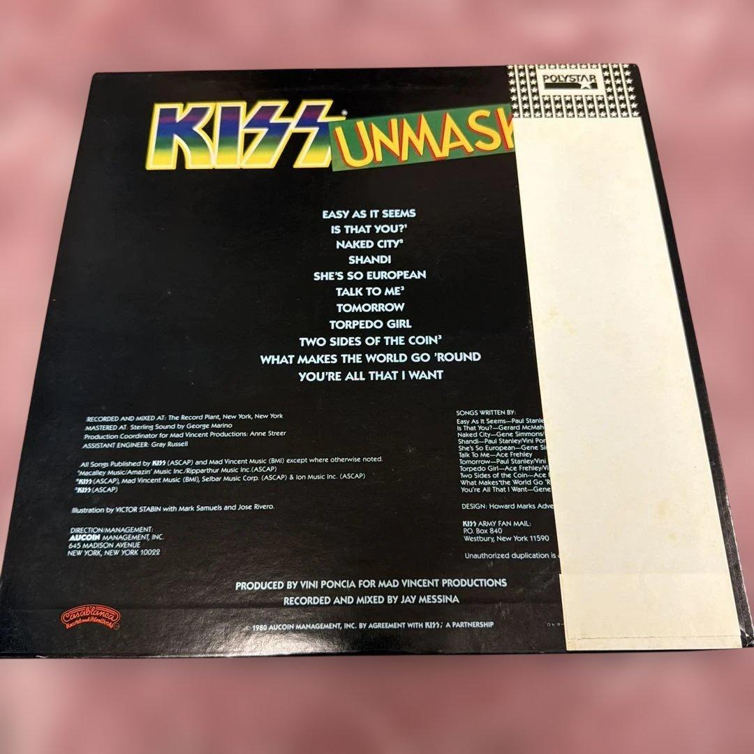 KISS UNMASKED レコード