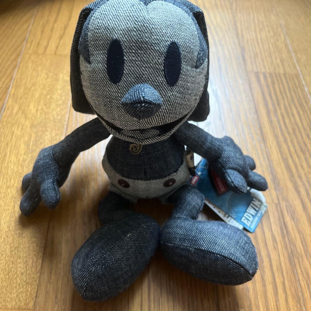 オズワルド　エドウィン　デニムぬいぐるみ　レア　ディズニー